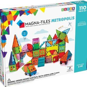 MAGNA-TILES METROPOLIS 110 PIECE SET, NEW IN BOX (UNOPENED)